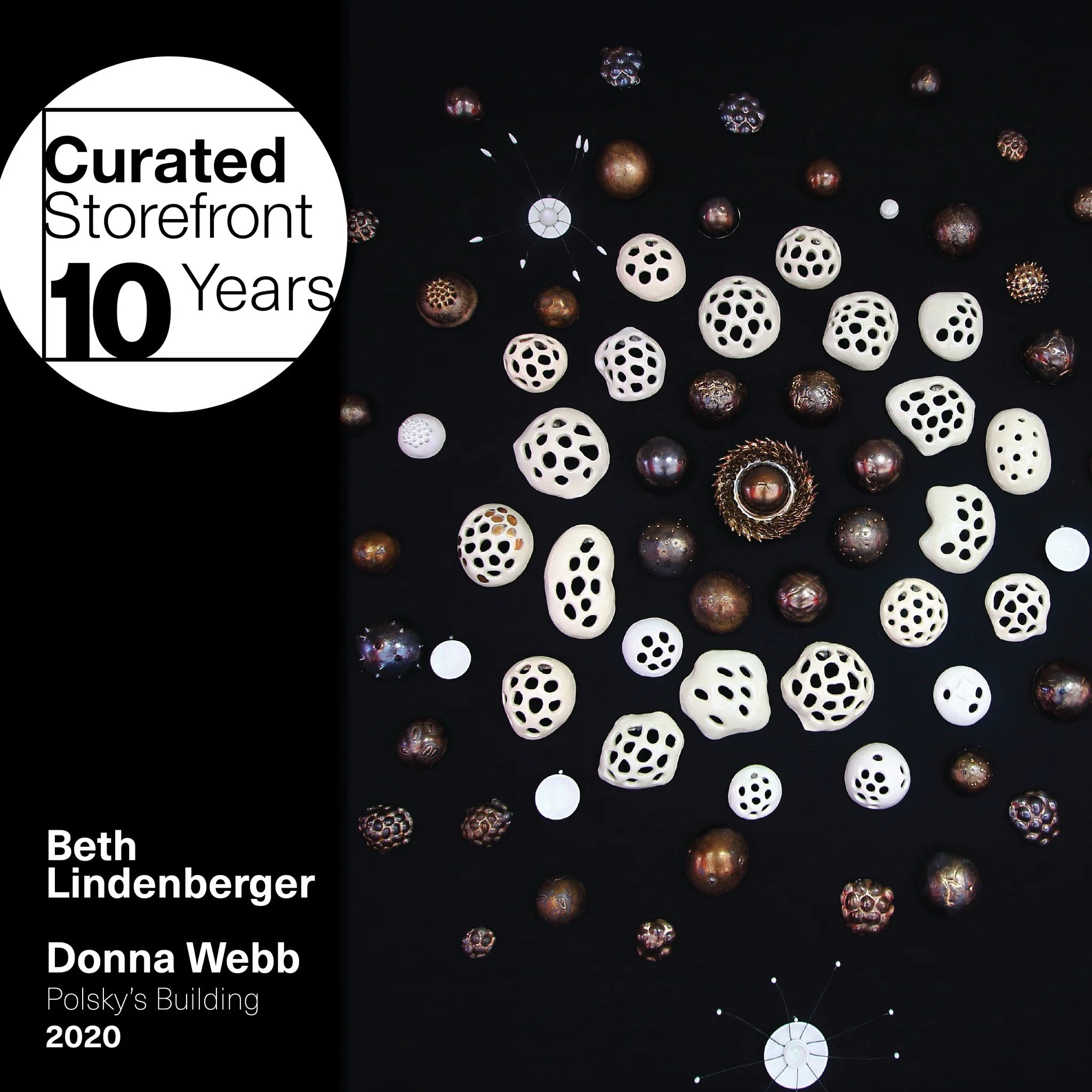 𝘌𝘥𝘪𝘴𝘰𝘯&rsquo;𝘴 𝘌𝘯𝘦𝘳𝘨𝘺 𝘍𝘪𝘦𝘭𝘥𝘴, by collaborating artists Beth Lindenberger and Donna Webb, was exhibited at the Polsky Building in 2020.

Made of porcelain and wire, the piece was designed to suggest new ways of thinking about nature
