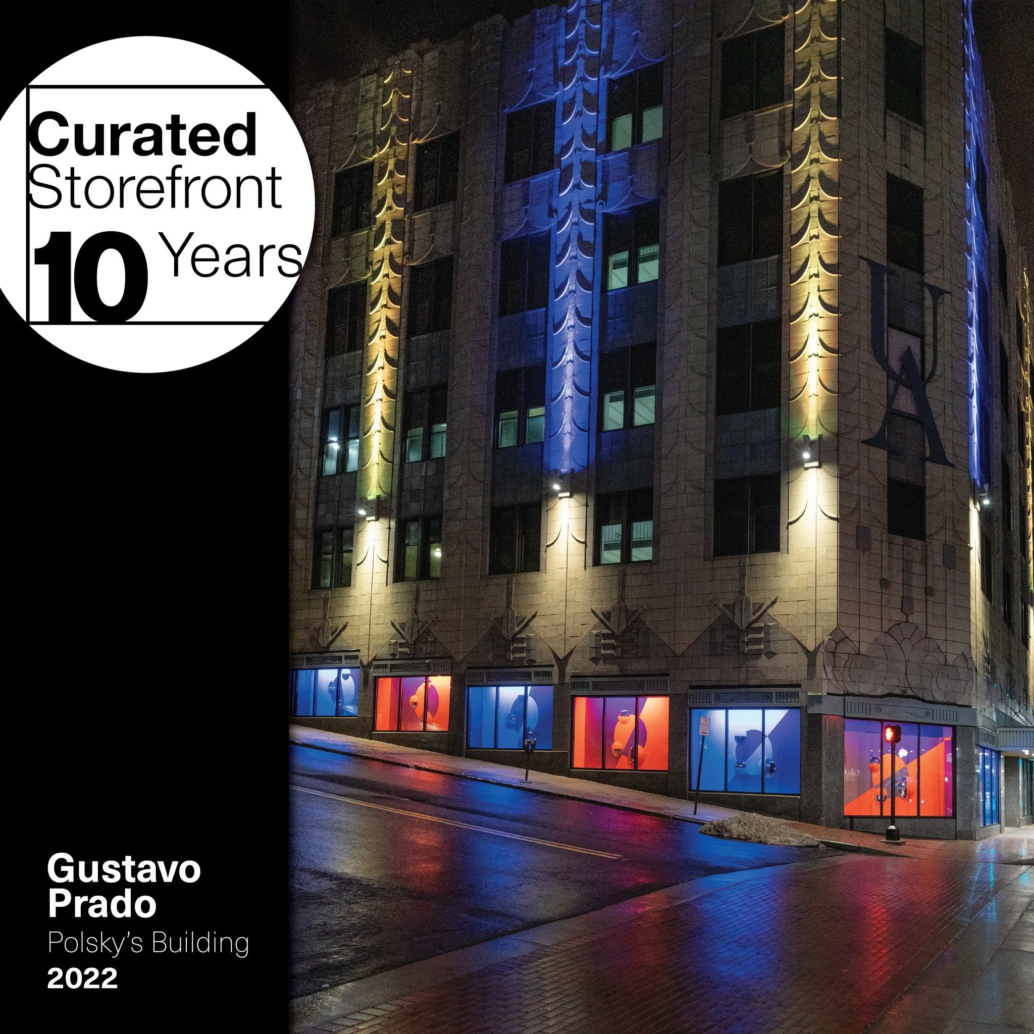 Wrapped around the University of Akron&rsquo;s Polsky Building along Main Street, this interactive exhibit, 𝘛𝘦𝘮𝘱𝘰, was accessible day and night and was created by international artist Gustavo Prado.

Tempo was characteristic of how Prado approac