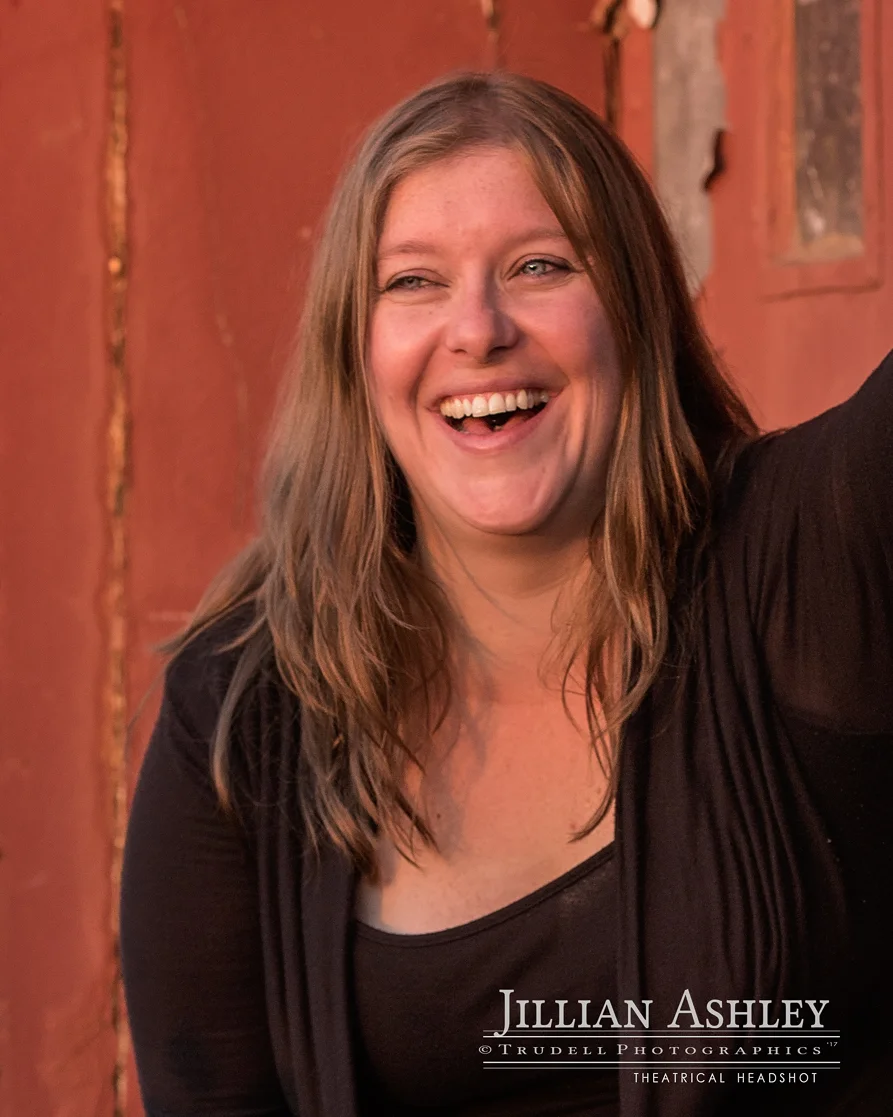 The beautiful glow of a setting summer sun graces Jillian's face.