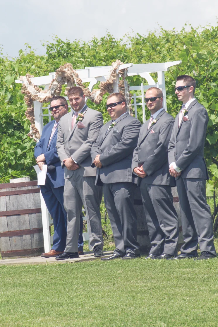 It’s possible that the sun is stinging Andy’s eyes and he may even use that as an excuse, but the reality is that he wanted Sierra to be able to look into his eyes when she came out of the manor with her father. The sun may be an excuse, but pure love is the actual reason.