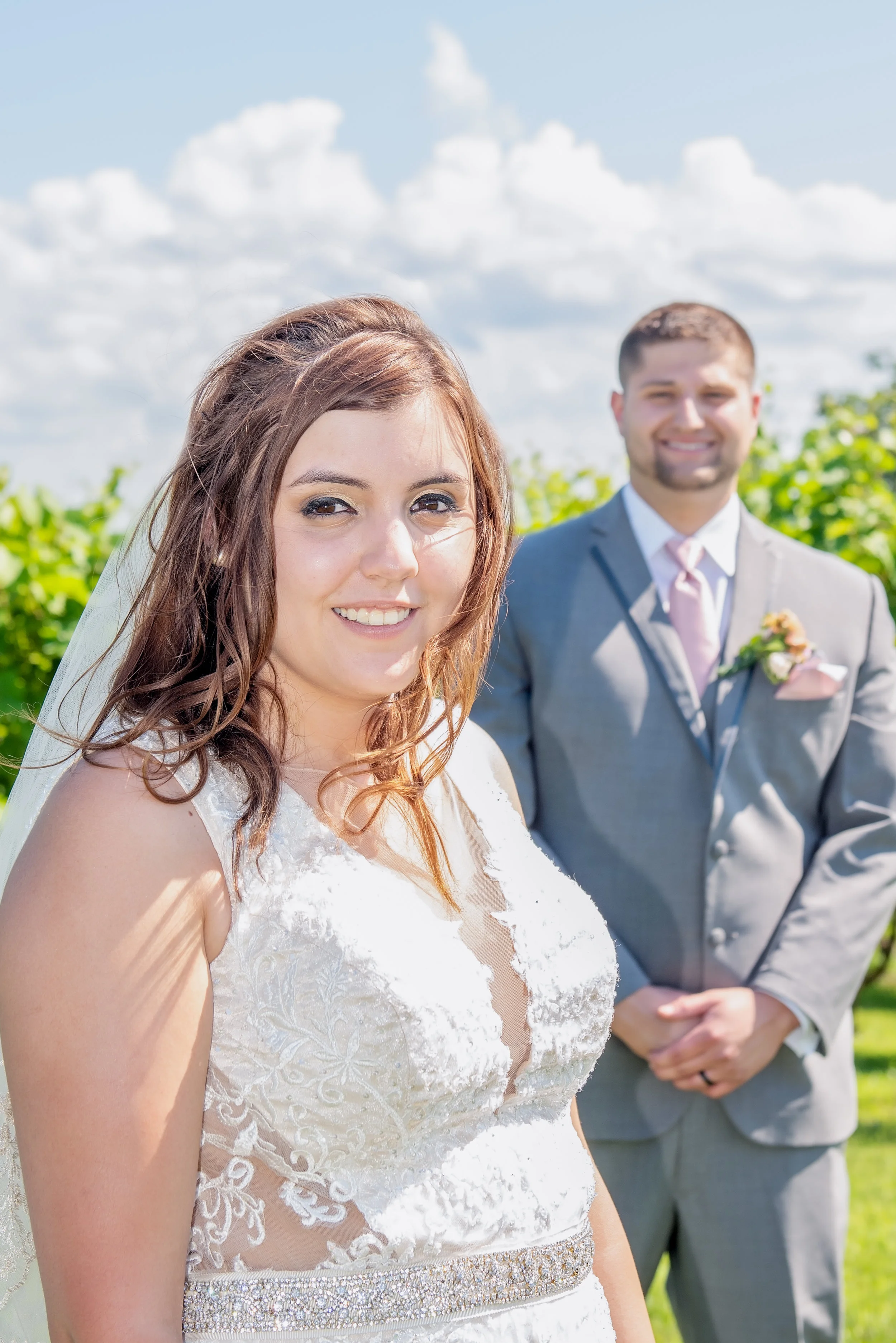 Look at the sweet smile that he has for his bride! Sierra just shines.