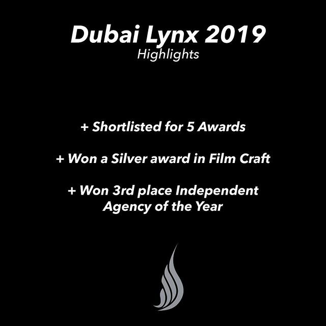 A bit of a throwback with @dubailynx around the corner to last years highlights. It was a great year for our brands, collaborators and partners. We walked away with the honor of being one of the top 3 agencies of the year for the second time and a si