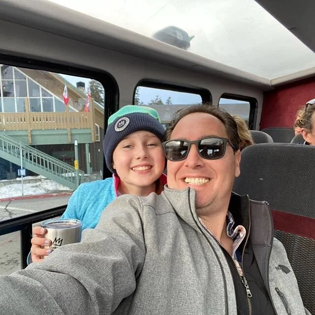 Snowcat touring in Mammoth with my girls
