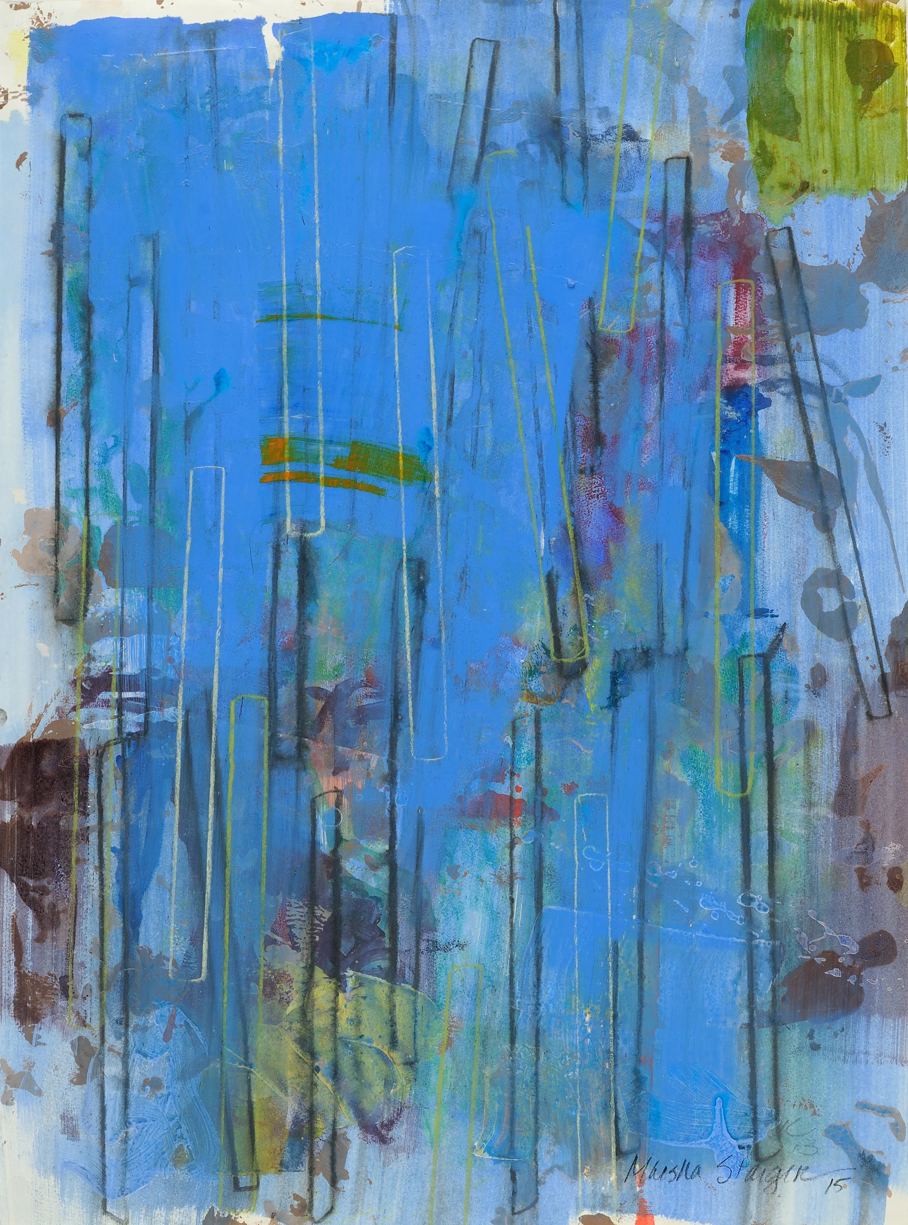 PAPER PIECE, Above&Below, BLUE OUT