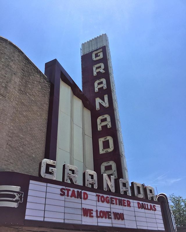 TX forever. Love @granadatheater, it's like a second family to me. Blessed that people at the venue have such a heart for the city.