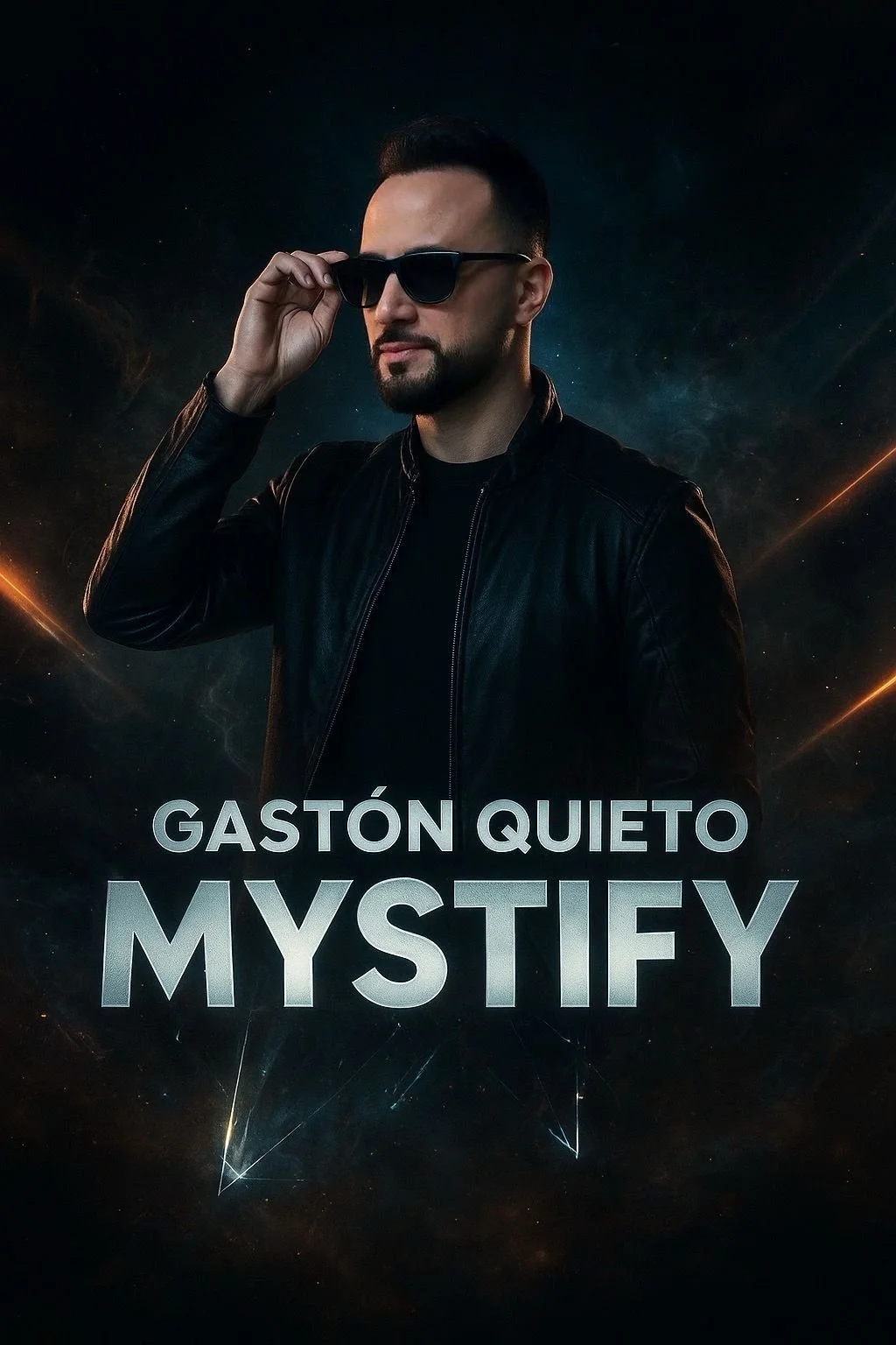 Gastón Quieto, international illusionist, featured in the official MYSTIFY show poster