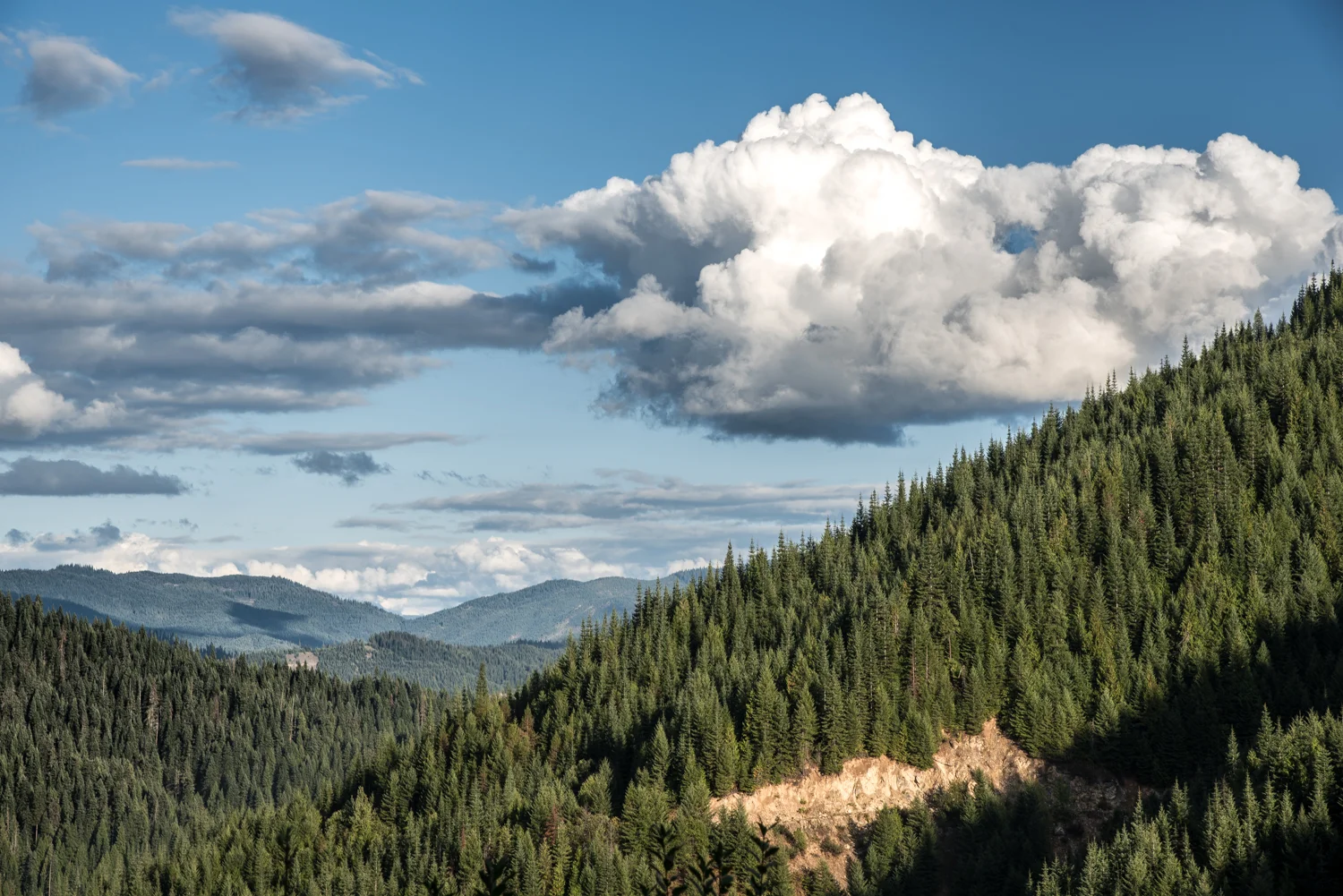 Clearwater Mountain Clouds