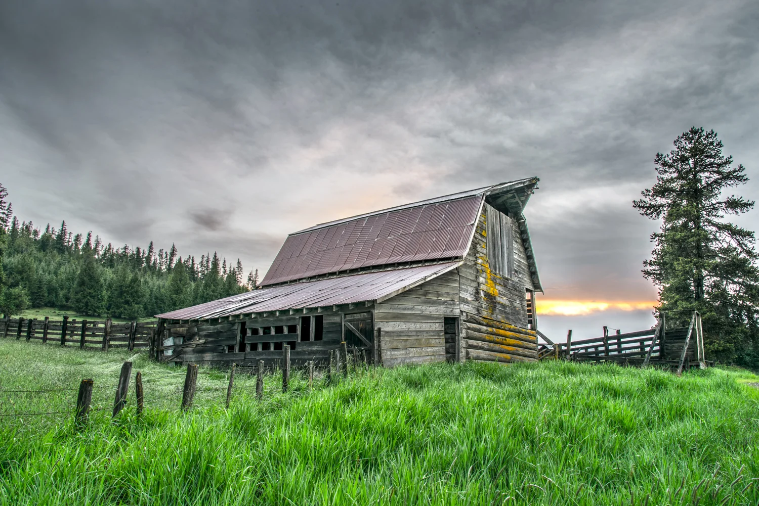 Clarkia Barn HDR