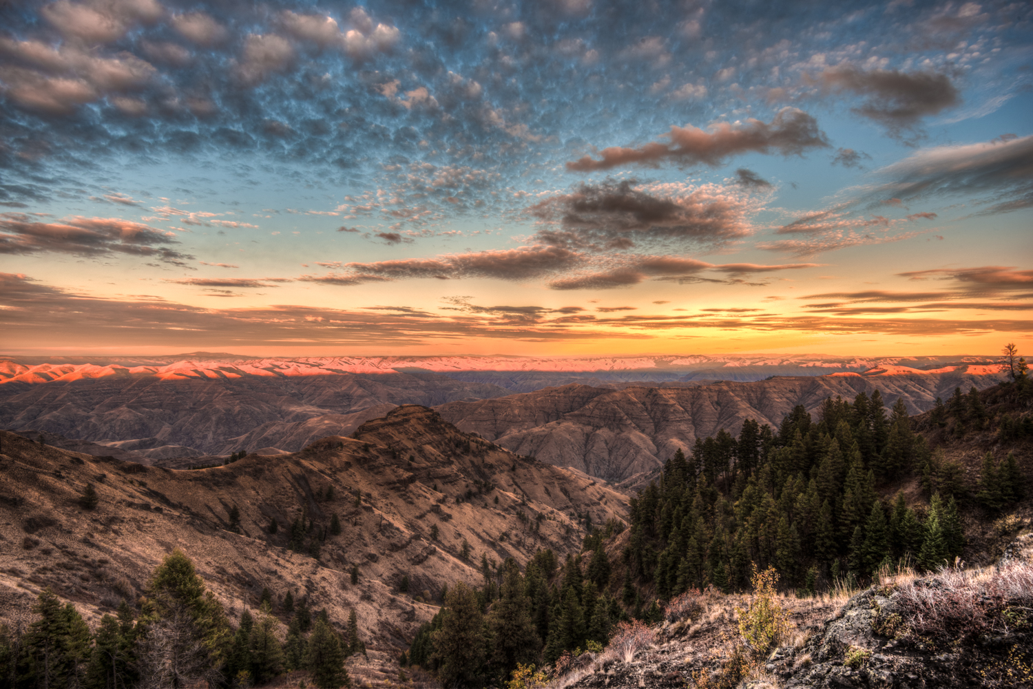 Hell's Canyon Sunset