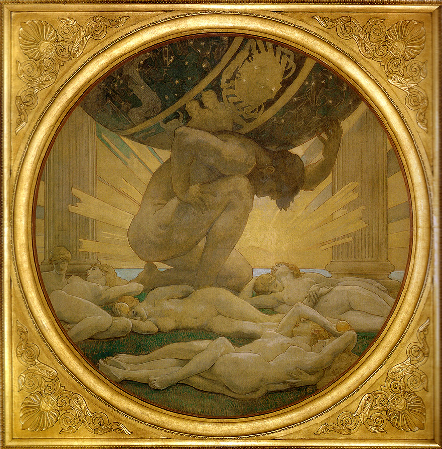 image: John Singer Sargent, Atlas and the Hesperides (1925). Wikimedia commons ( link ).