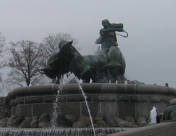 image: Gefionspringvandet of Anders Bundgaard, Copenhagen (1908). Wikimedia commons ( link ).