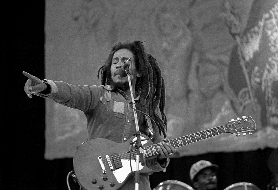 Bob Marley. Wikimedia commons ( link ).
