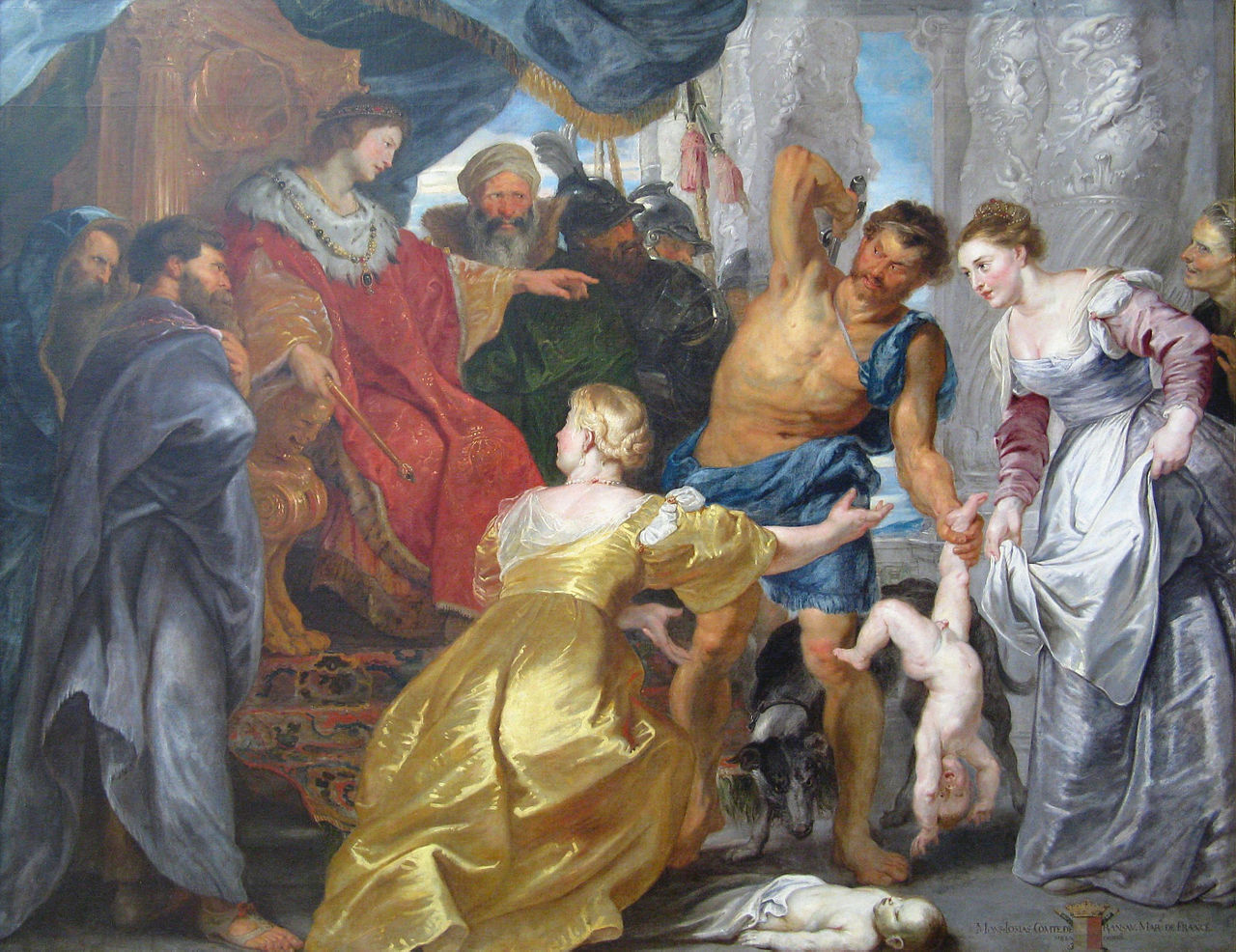 image: The Judgment of Solomon , Peter Paul Rubens (1577 - 1640).