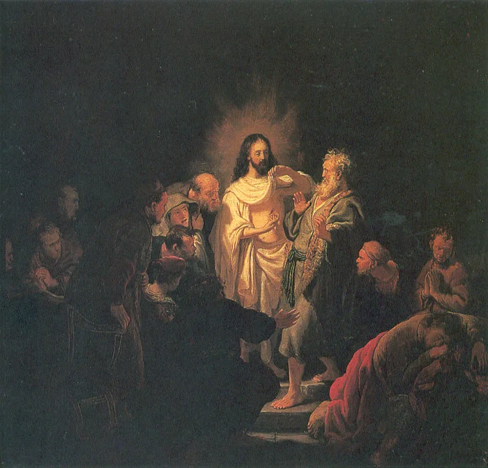image: Wikimedia commons ( link ). (Note the "Scorpio-figure" asleep in the lower-right corner of the painting by Rembrandt, 1634)