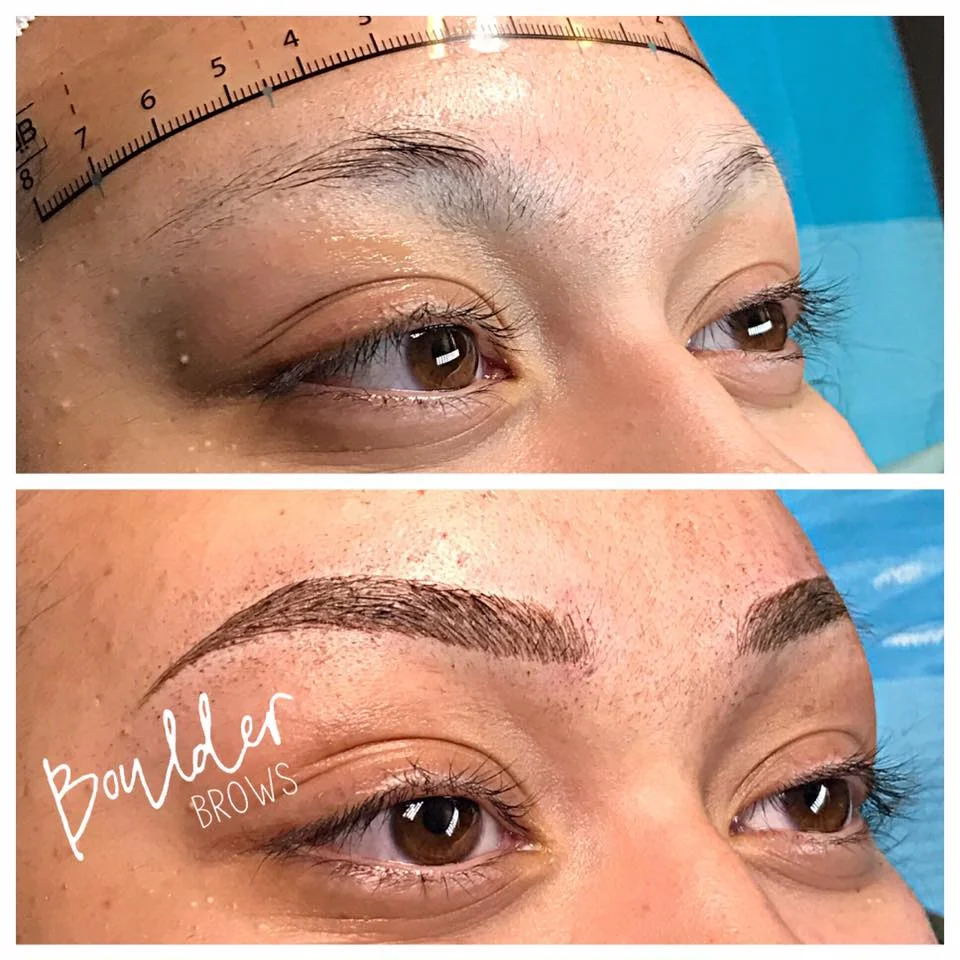 Top: Natural (Alopecia Client) | Bottom: After Microblading