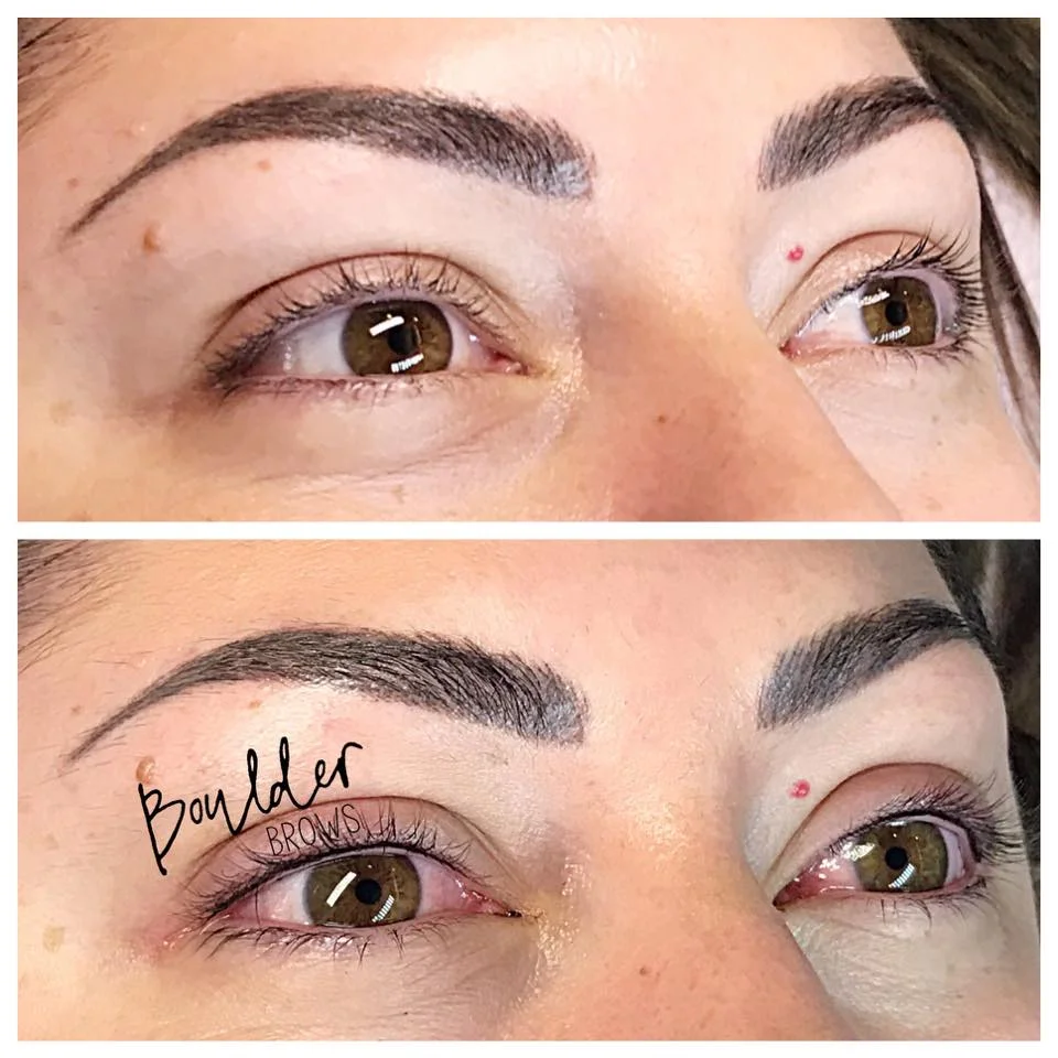 Top: Before | Bottom: After Lash Enhancement