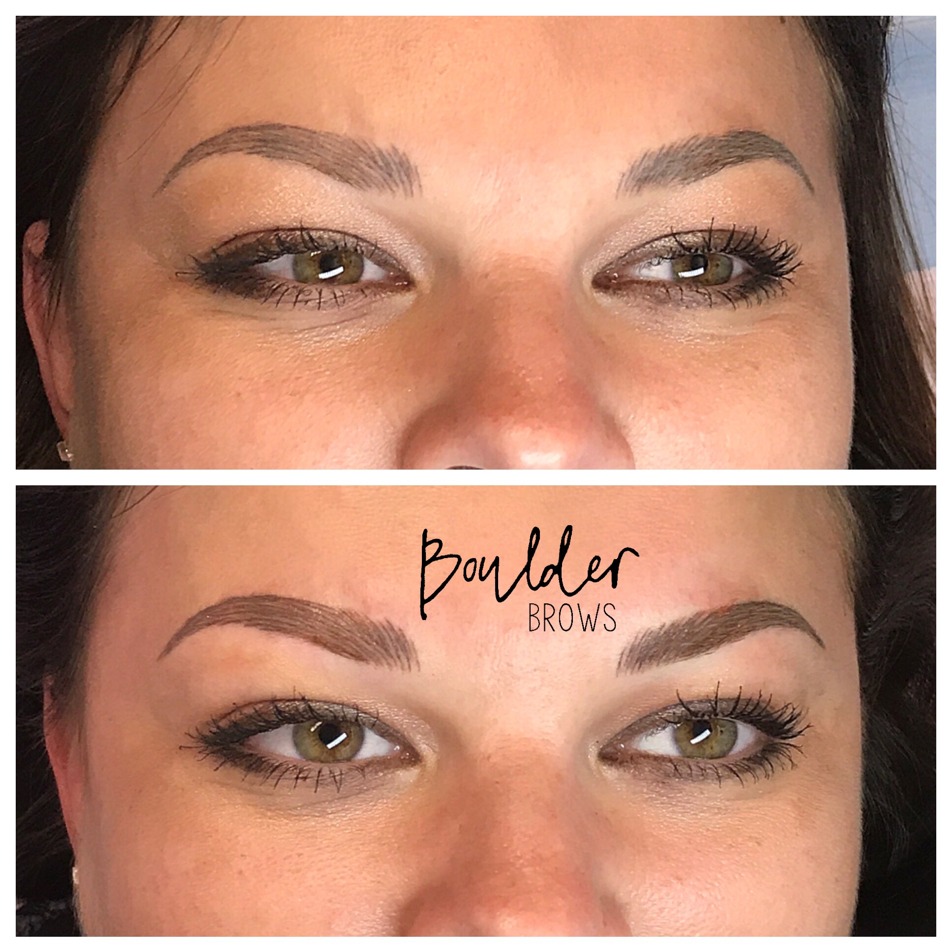 Top: Healed After 1st Session | Bottom: After Microblading Touchup