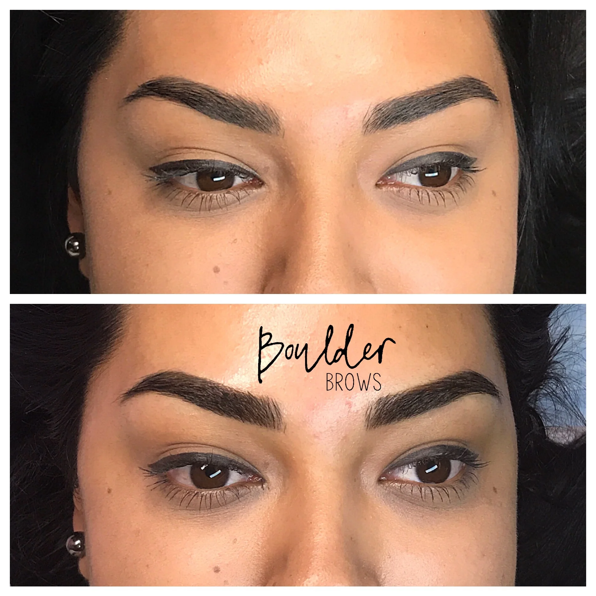 Top: Healed After 1st Session | Bottom: After Microblading Touchup