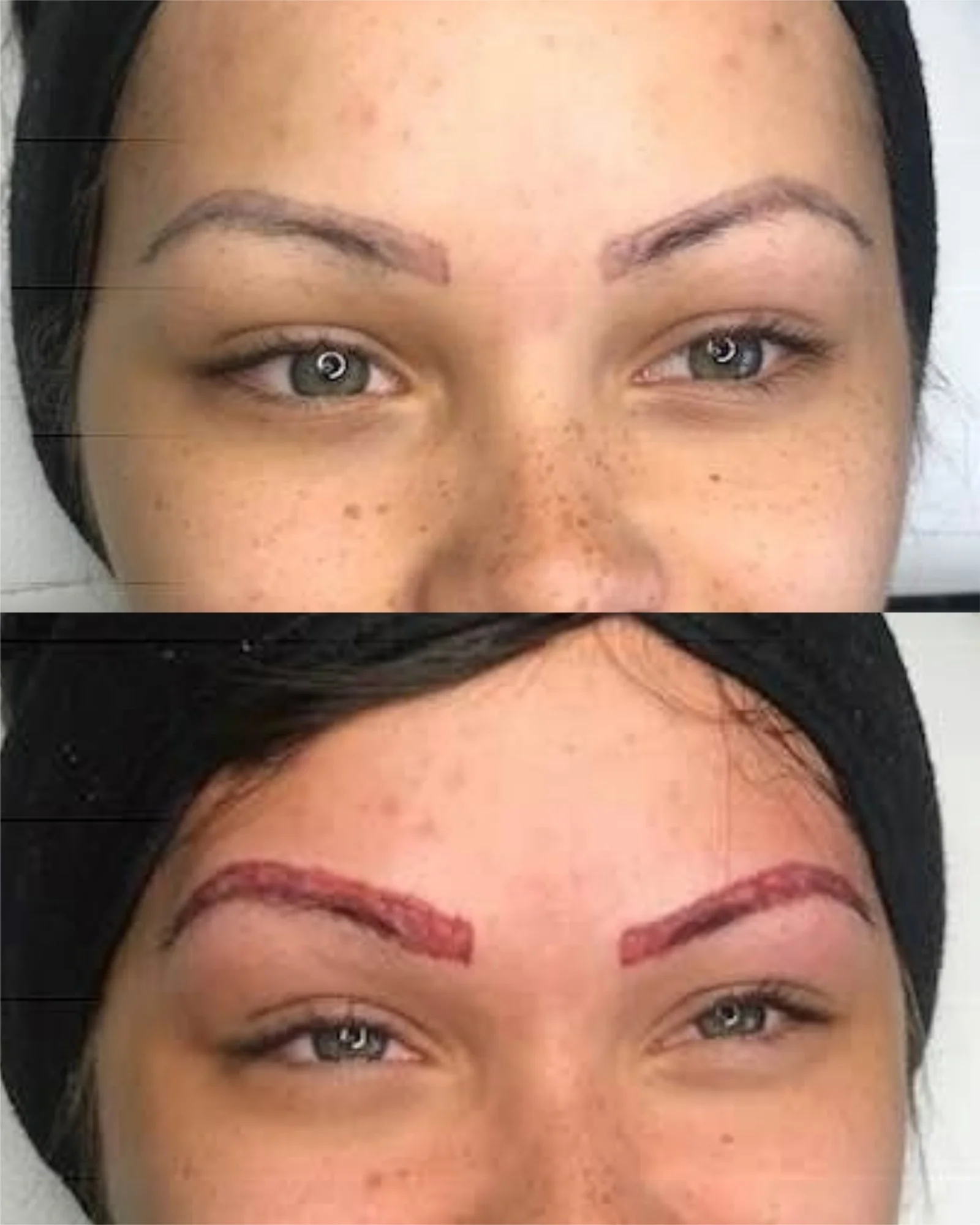 2ND REMOVAL SESSION BY JESS Top: Before | Bottom: After