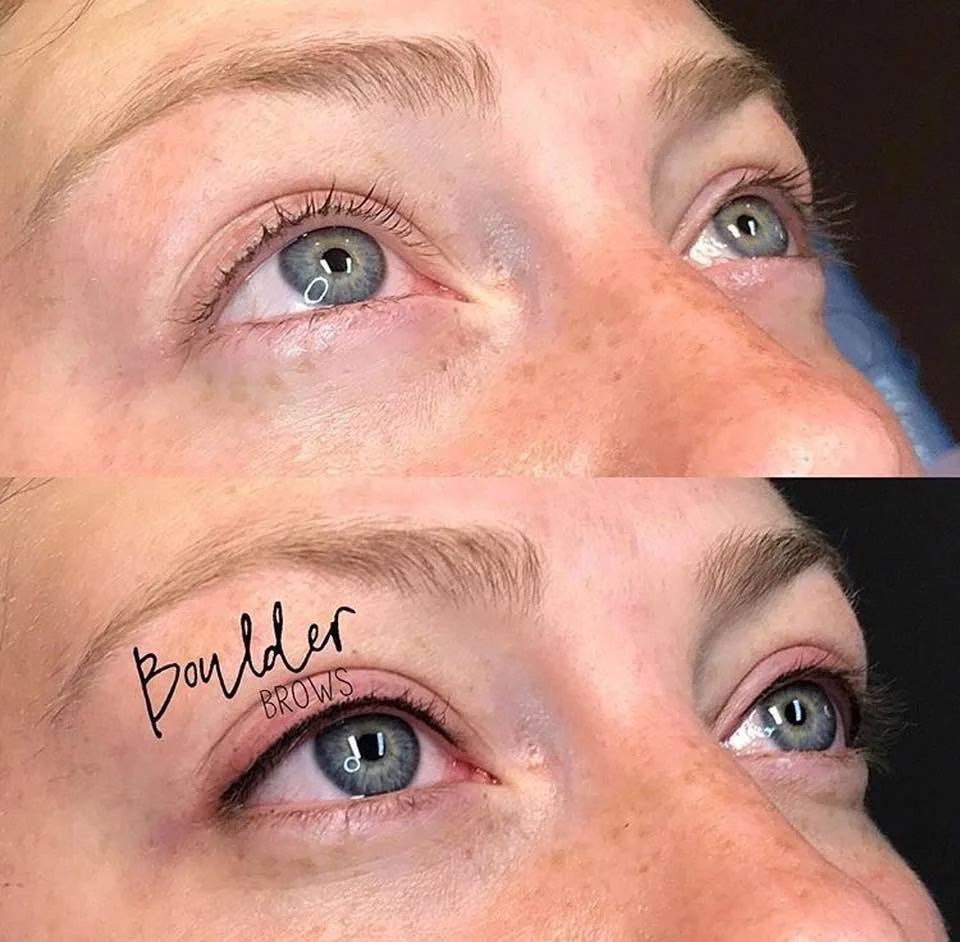 EYELINER BY JESS Top: Before | Bottom: After