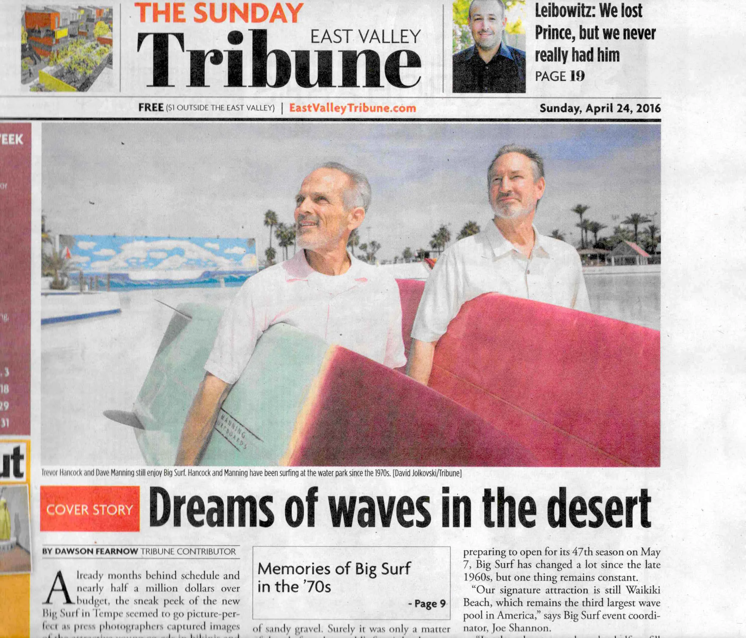 Dreams of Waves in the Desert