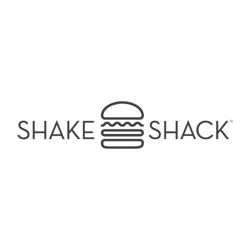 Shake Shack logo with a stylized burger icon in the center.
