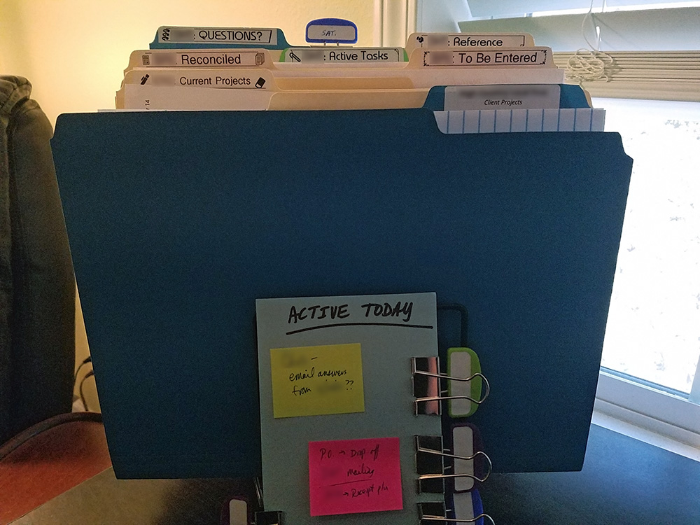 My Active or “Today” Step File Folder