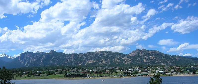   Estes Park on the way to Rocky Mountain National Park.  