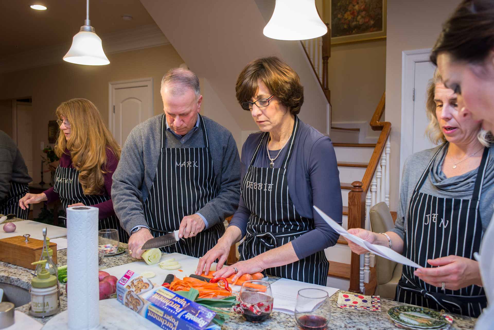 Zest Culinary Services Interactive Cooking Party