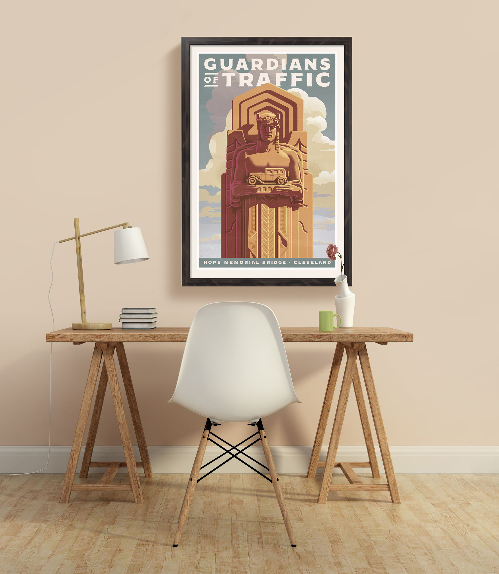 Cleveland's Guardians of Traffic Poster