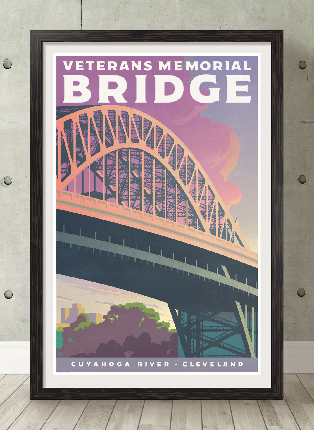 Veterans Memorial Bridge Poster