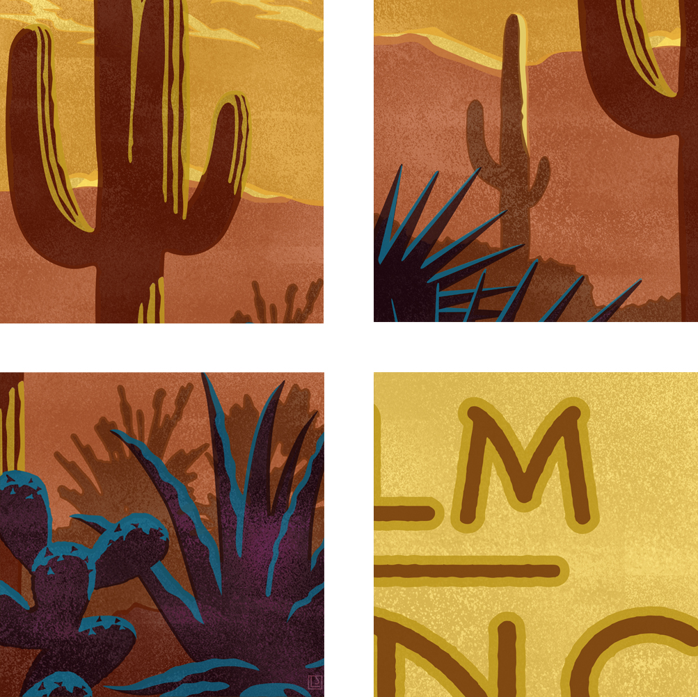 Palm Springs Poster closeup