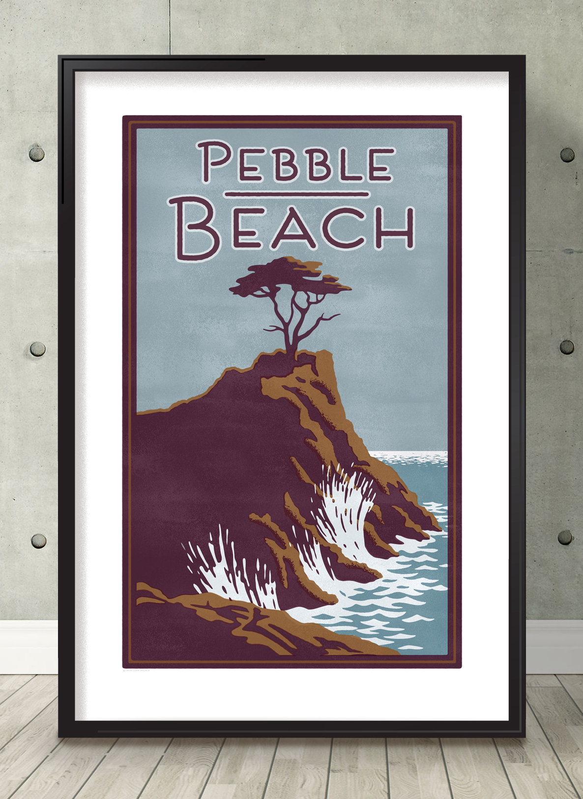Pebble Beach Poster