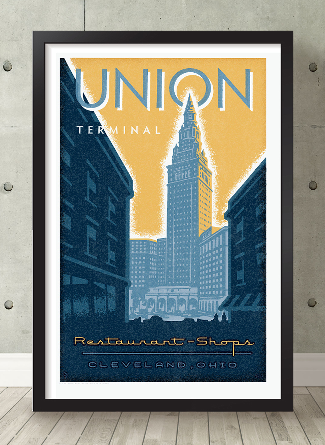 Cleveland Terminal Tower Poster
