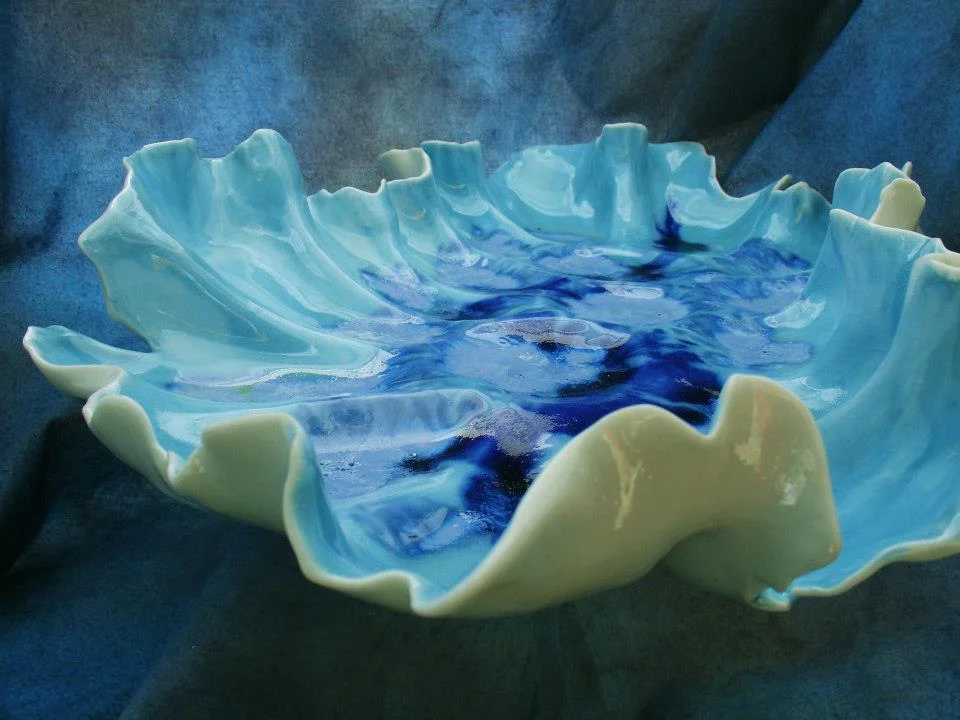 Porcelain Oyster Platter View 2