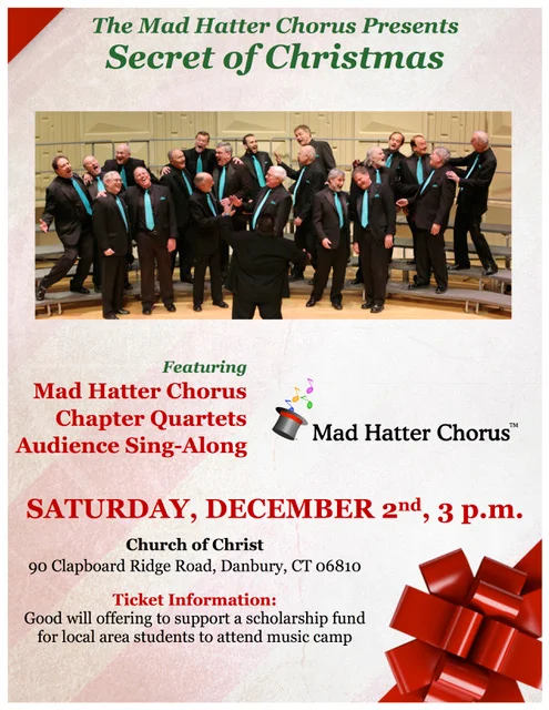 Holiday Concert - The Mad Hatter Chorus Presents - Secret of Christmas