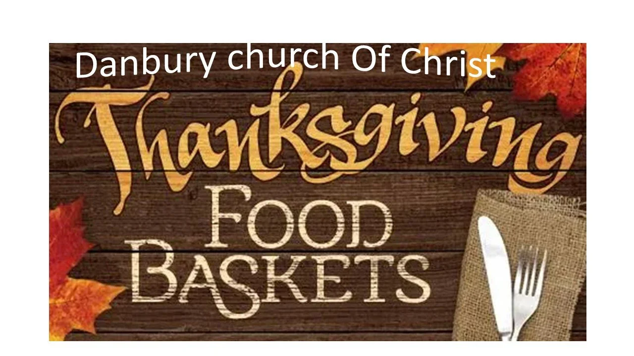 Thanksgiving Baskets / Meal Donations are Due