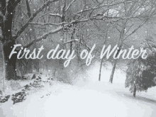 First Day of Winter