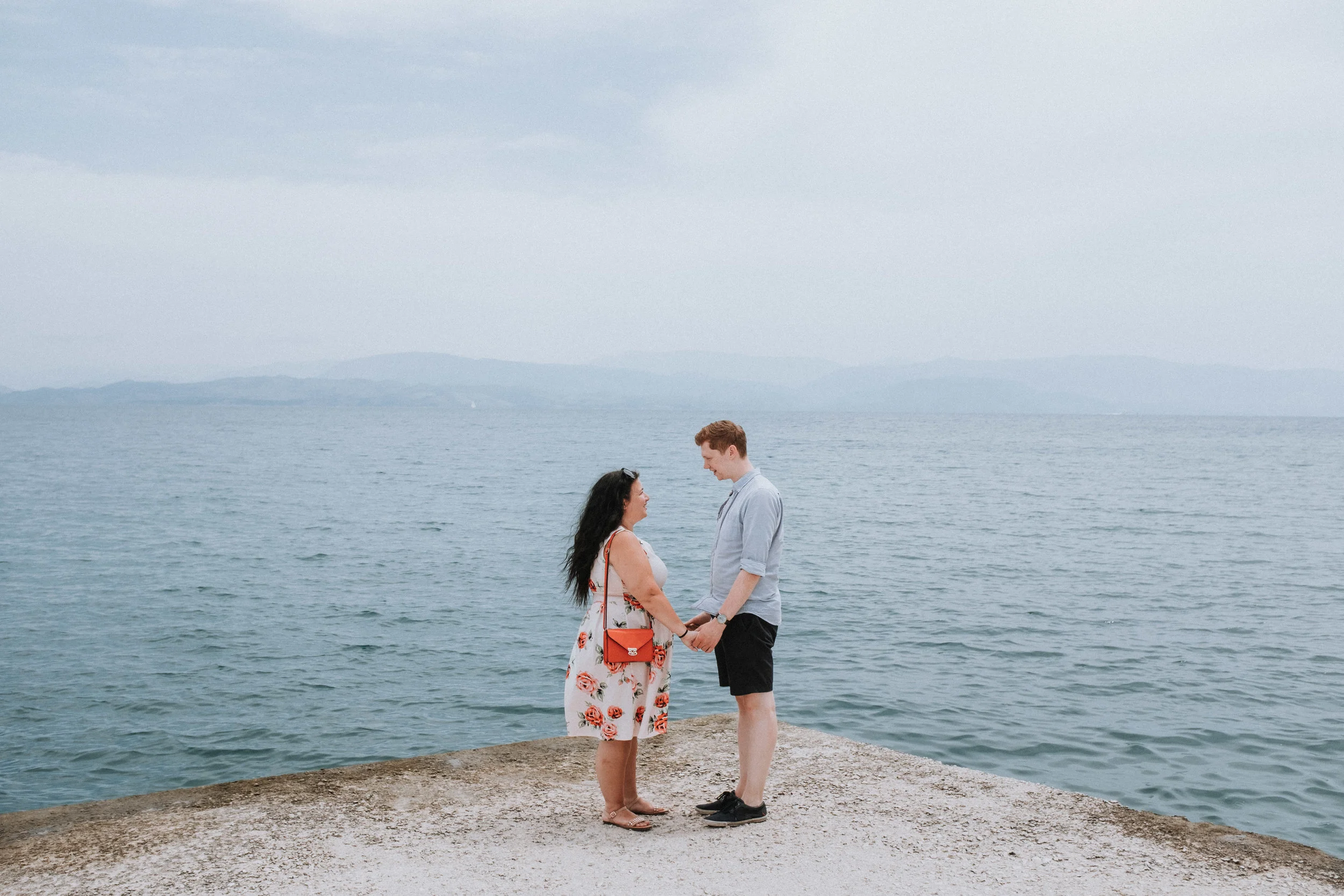 Corfu town engagement shoot