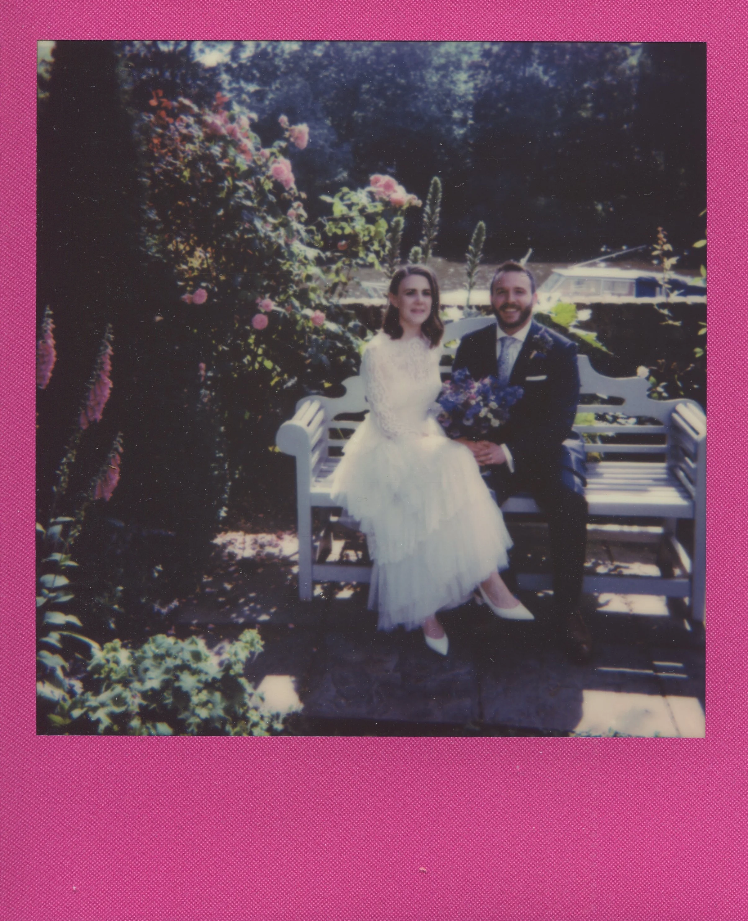 Bingham Riverhouse wedding Polaroid