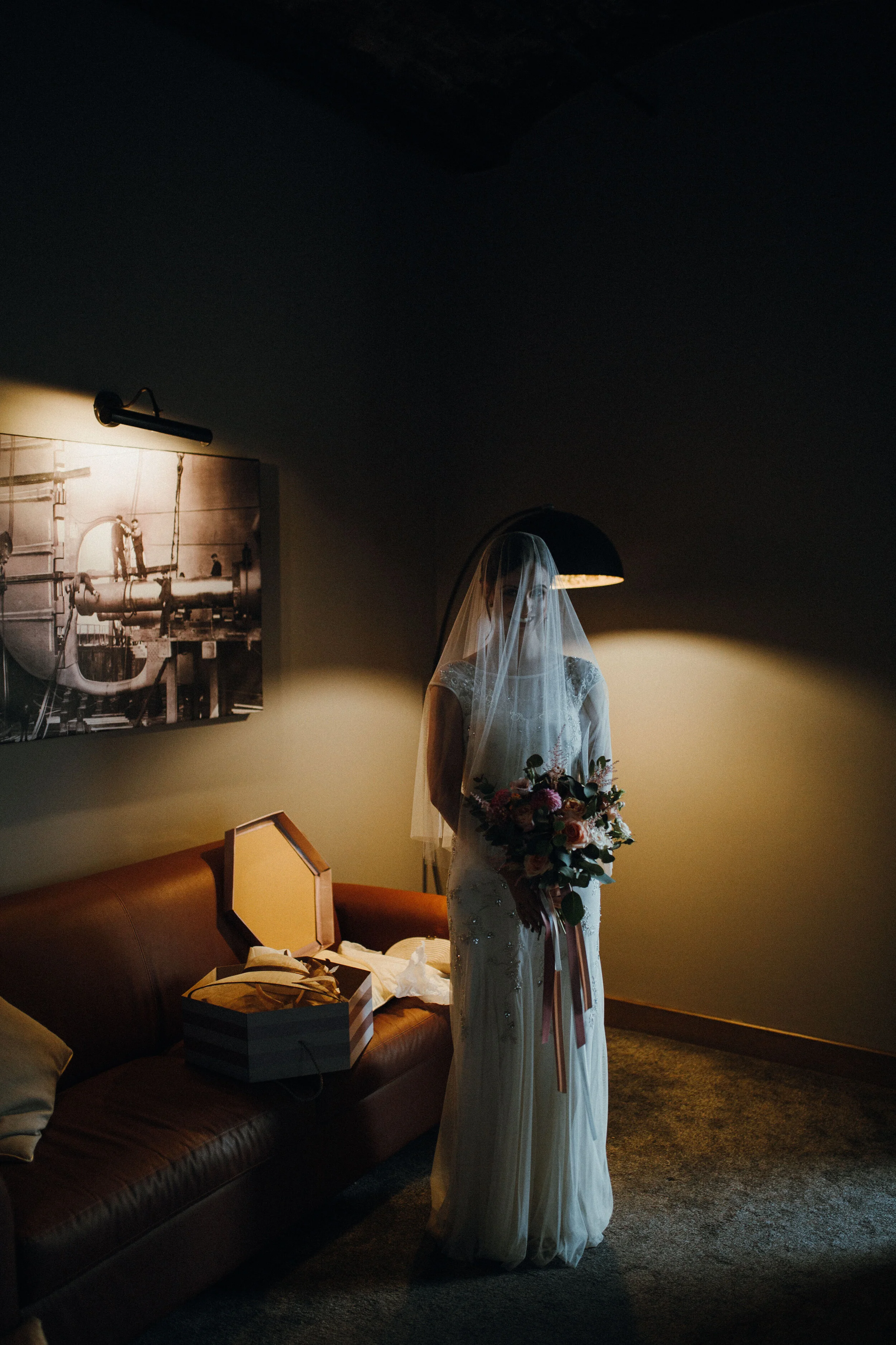 Bride at Titanic Hotel Liverpool