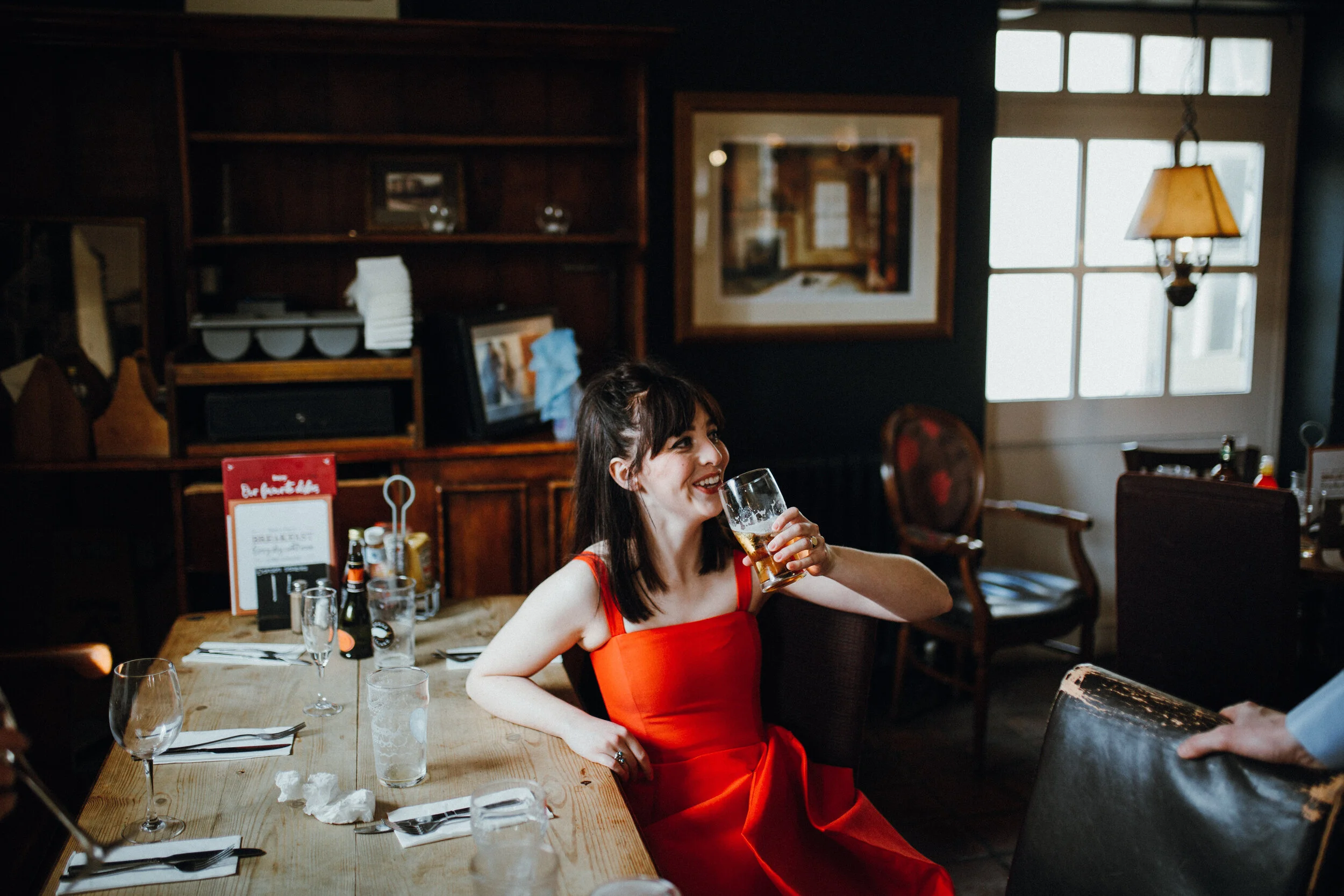 London pub wedding