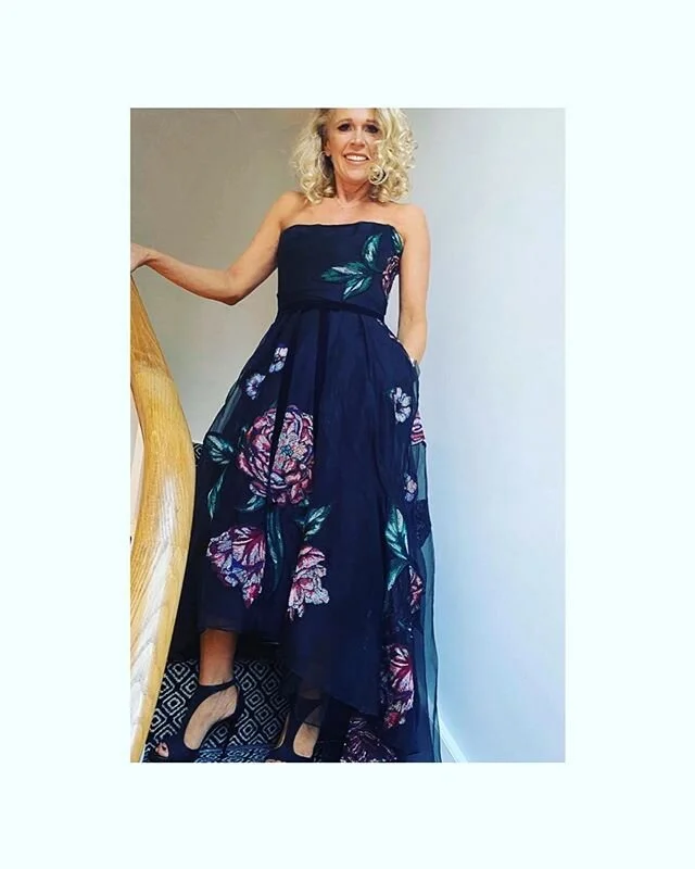 #Repost @lucybenjaminofficial
・・・
Really loved my dress that I wore last night to the @officialntas. Although it’s a bit wrecked now!! #longfrock Hair and make up by the fab @danielle_everitt_mua