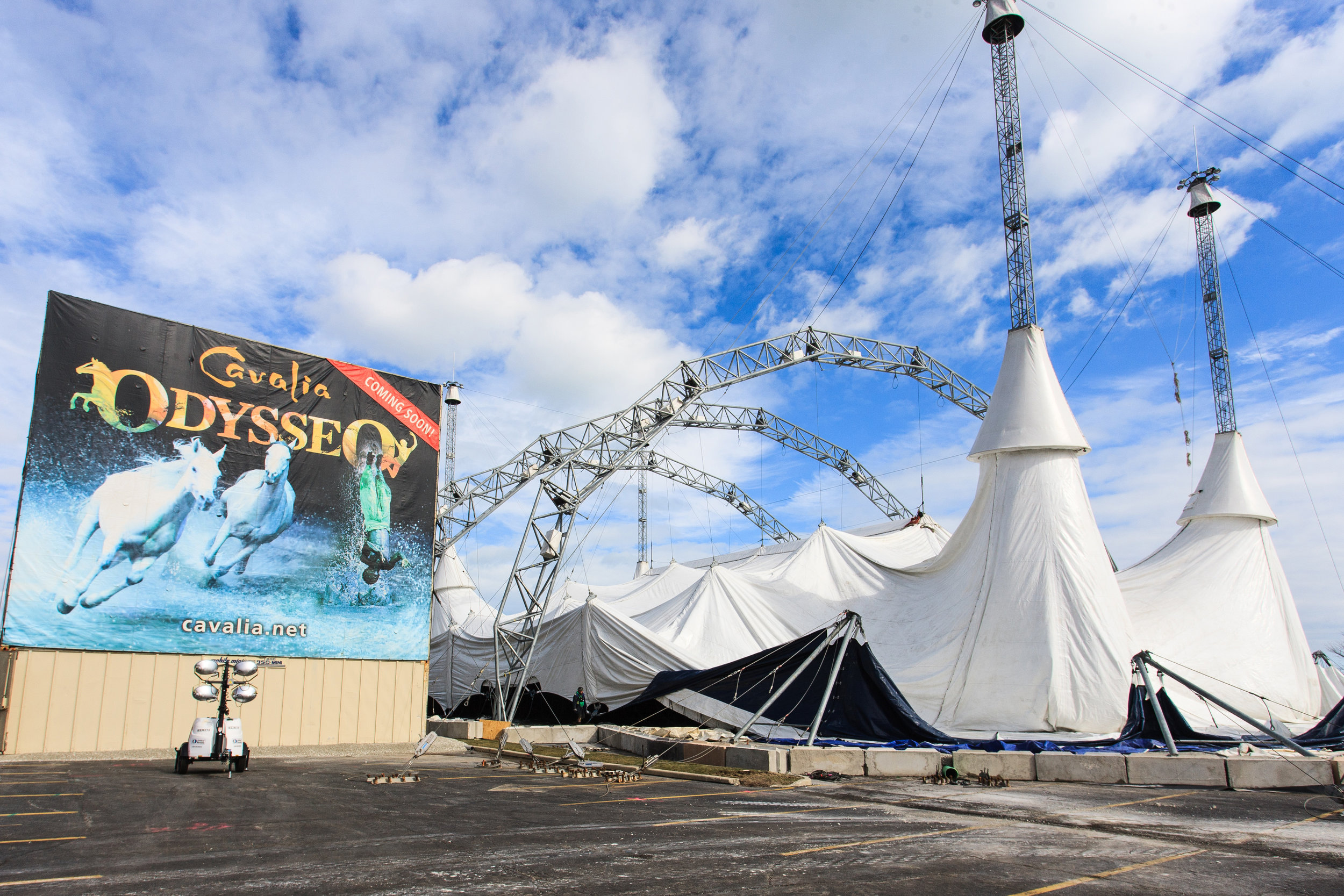 11 - Chicago, IL - Odysseo by Cavalia -  White Big Top Raising - Photo by Travis Schoening.jpg