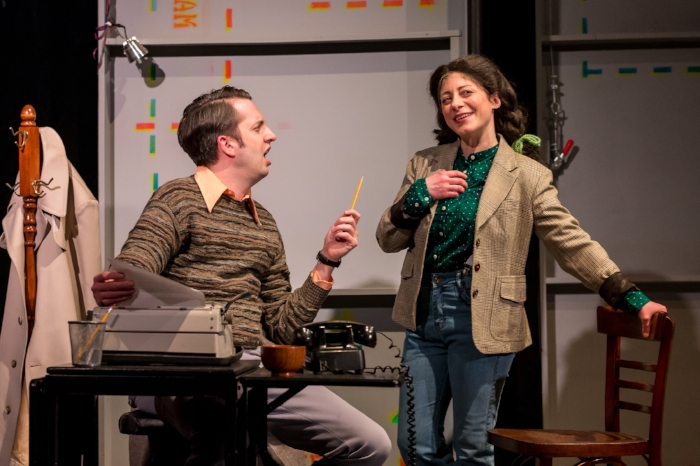 Bunny Bunny, Gilda Radner  - Jackson Evans as Alan Zweibel and Dana Tretta as Gilda Radner - (Photos by Brett A. Beiner).jpg