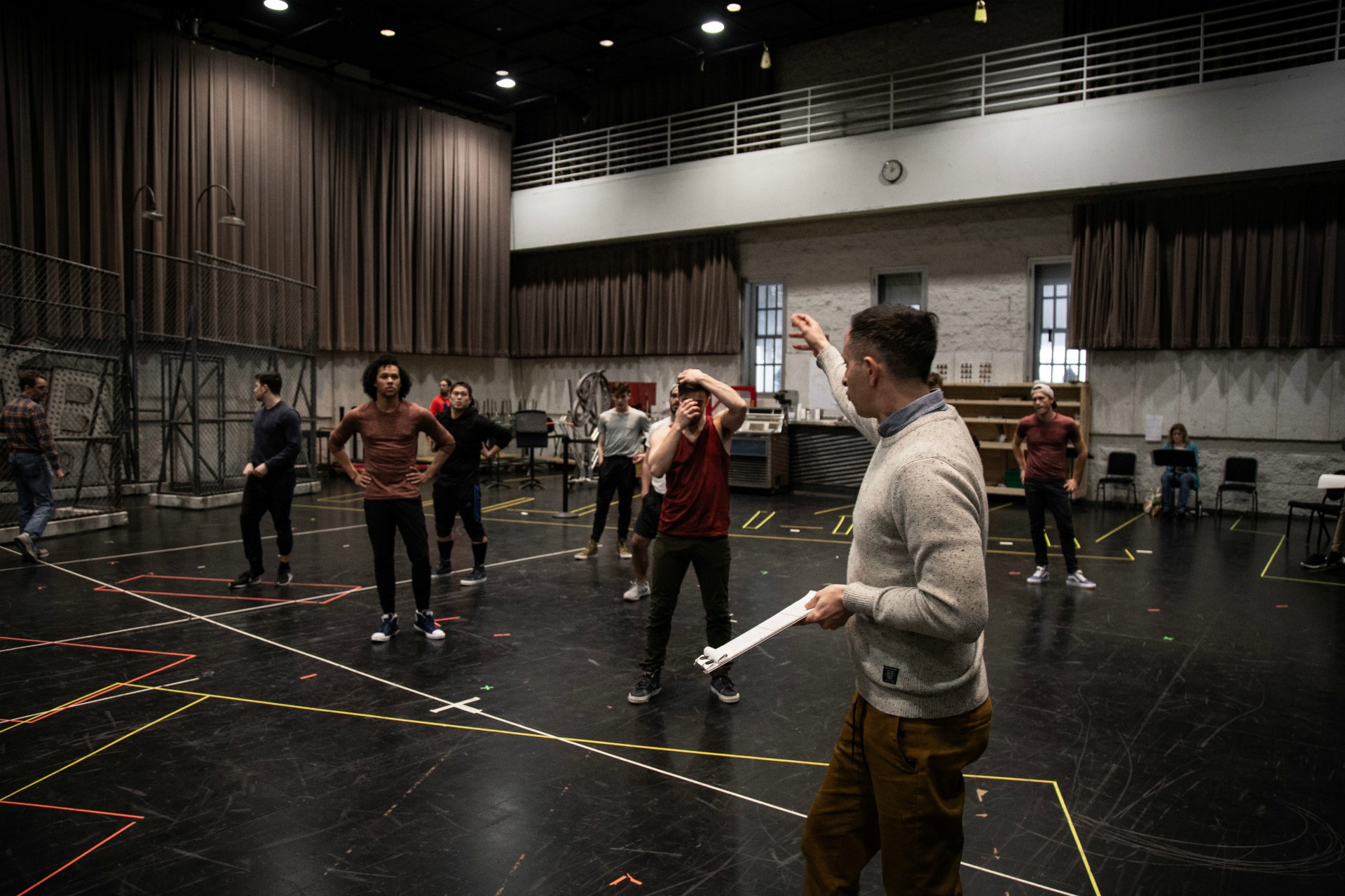  West Side Story Rehearsal Andrew Cioffi Photo 