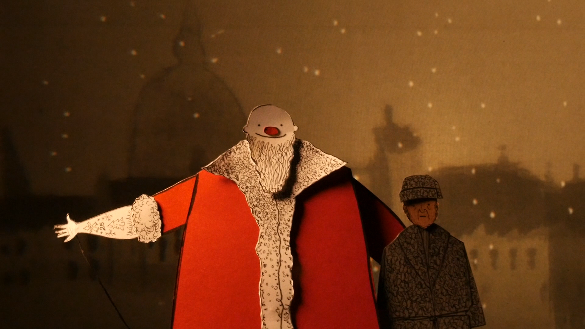 Manual Cinema's Christmas Carol Ghost of Christmas Present and Scrooge.png