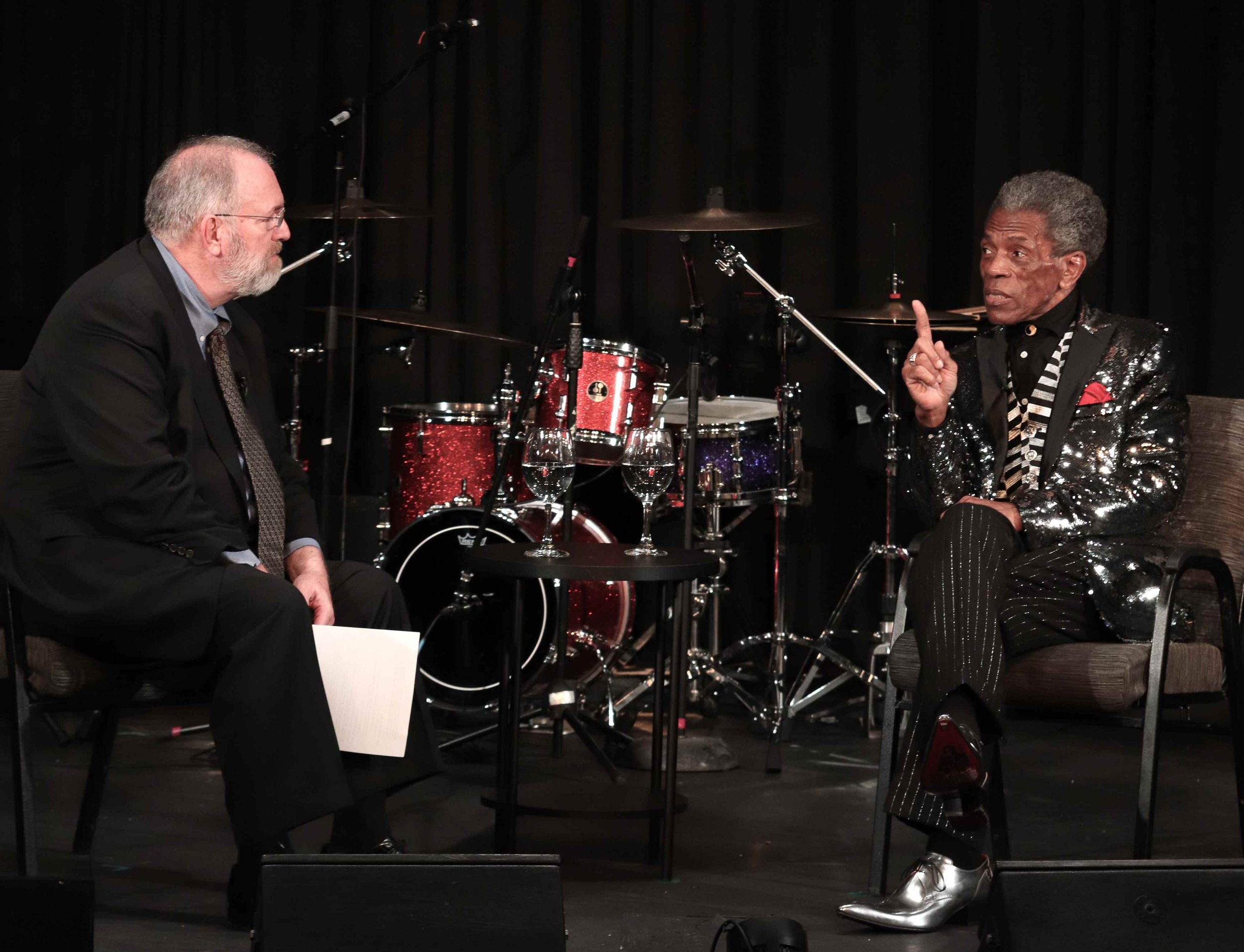 Andre De Shields and Ed Tracy in conversation 2021-10-25 Sarah Siddons LR.jpg