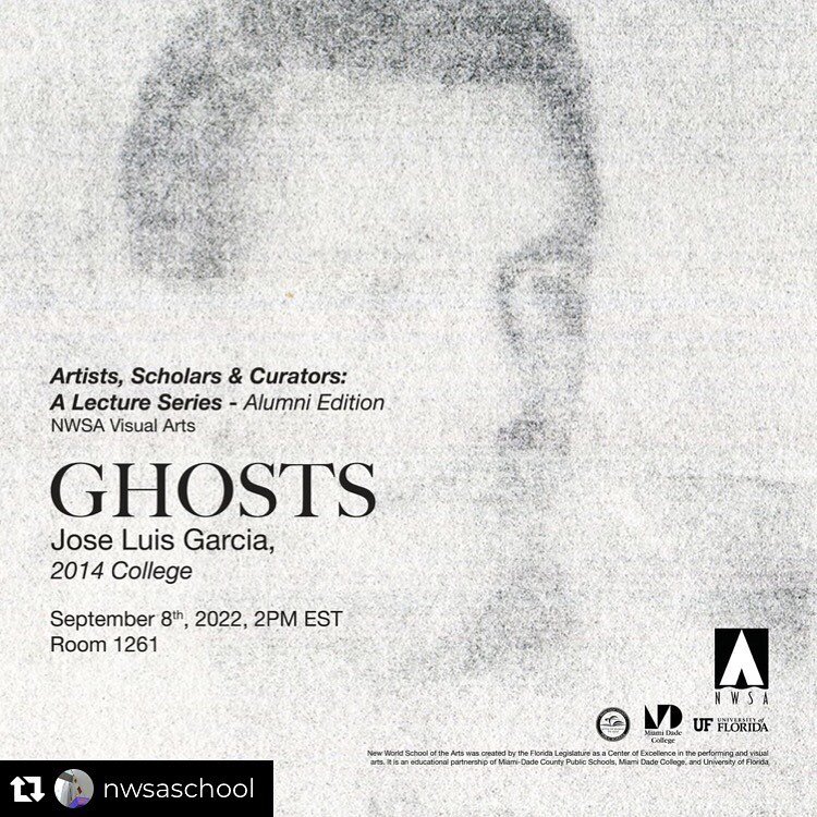 Repost from @nwsaschool
&bull;
Artists, Scholars &amp; Curators: A Lecture Series will be presented this year as the Alumni Edition. The series kicks off with visual arts alumnus Jose Luis Garcia, BFA class of 2014. A photo-based artist living and wo