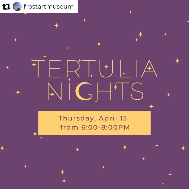 The Frost Art Museum presents Tertulia Nights, an after-hours experience that takes place every second Thursday of the month. Tertulia Nights promotes an exchange of ideas and dynamic modes of creation and amplifies new voices, inviting local artists